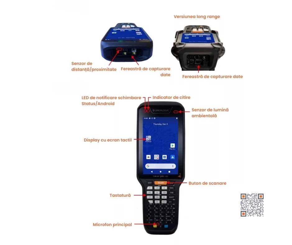Configurați și accesorii Datalogic Skorpio x5