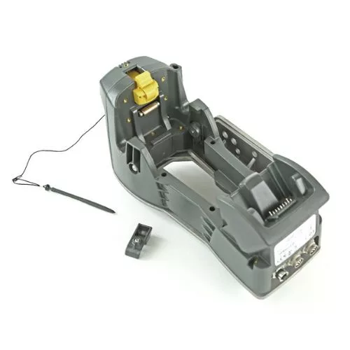 Suportul pentru stivuitor permite conectivitate USB și RS232 între un MC9190-G/MC92N0-G andocat și dispozitive externe, cum ar fi scanere sau imprimantă (sunt necesare cabluri suplimentare)
