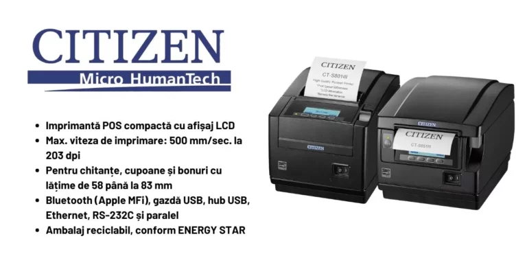 Imprimante POS Citizen CT S801III și CT S851III
