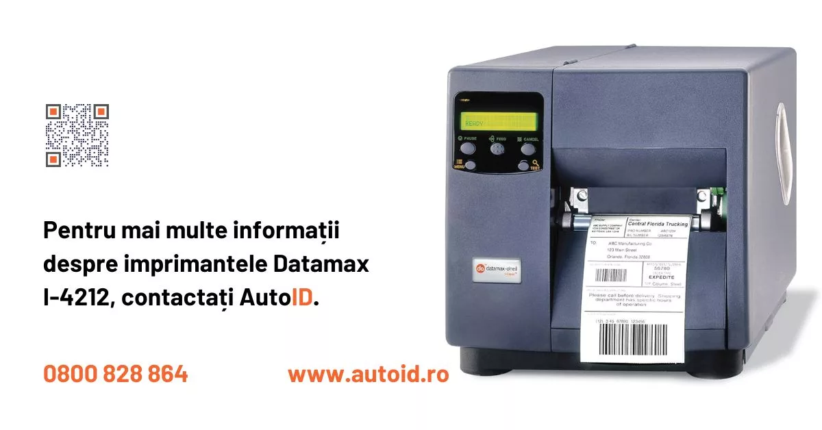 Top 15 imprimante industriale pentru etichete cu coduri de bare Imprimanta termica industriala pentru etichete autoadezive Datamax I-4212