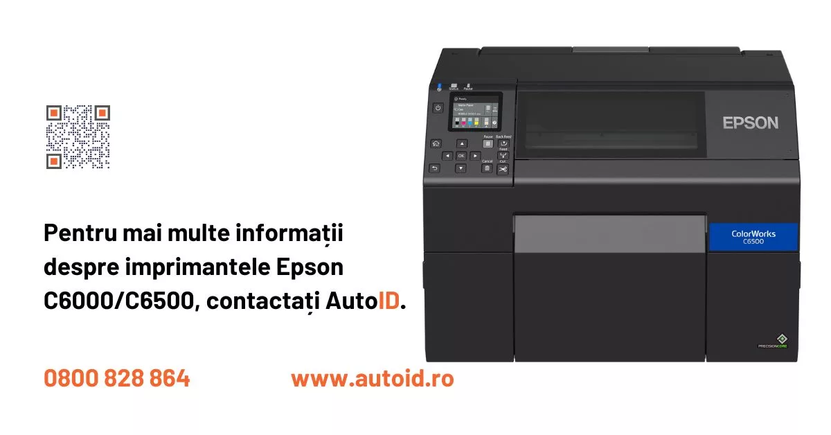Imprimanta termica industriala pentru etichete autoadezive Epson C6000C6500 Imprimanta termica industriala pentru etichete autoadezive Epson C6000C6500