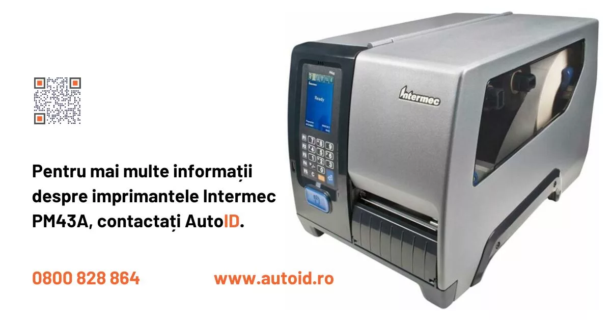 Imprimanta termica industriala pentru etichete autoadezive Honeywell PM43A Imprimanta termica industriala pentru etichete autoadezive Honeywell PM43A