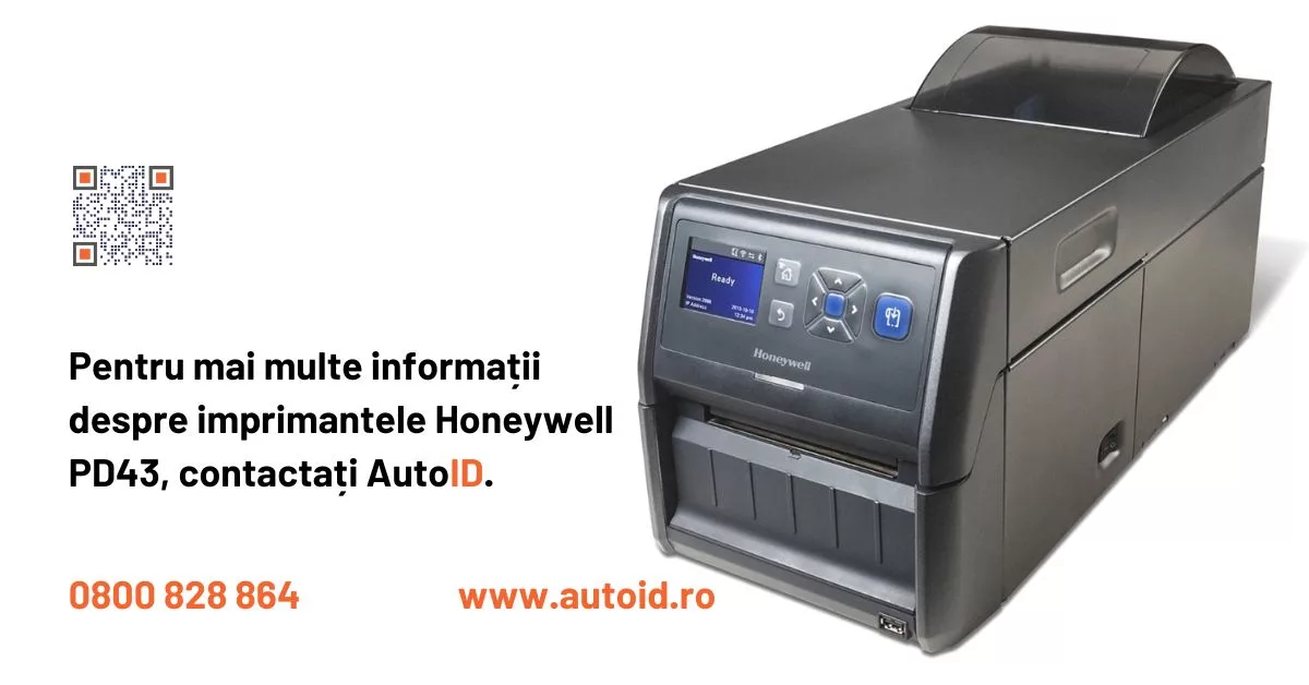 Imprimanta termica industriala pentru etichete autoadezive Intermec PD43 Imprimanta termica industriala pentru etichete autoadezive Intermec PD43