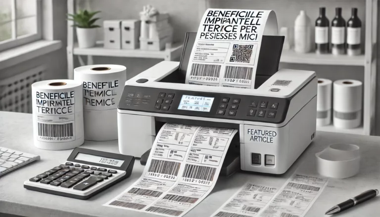 Beneficiile imprimantelor termice pentru afaceri mici Beneficiile imprimantelor termice pentru afaceri mici