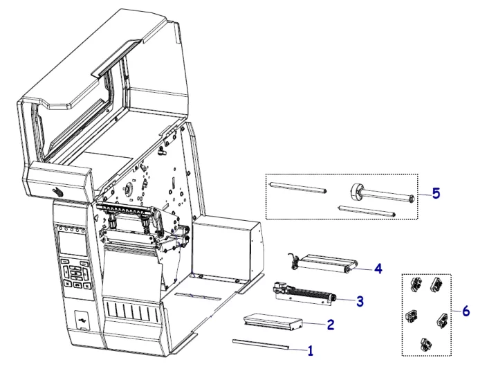 Catalog Piese de Schimb Zebra ZT600