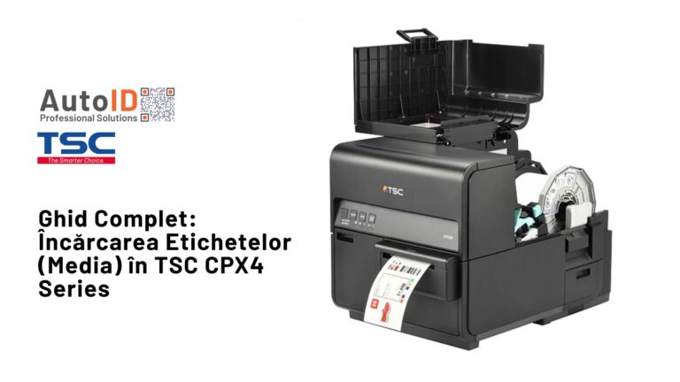 Încărcarea Etichetelor (Media) în TSC CPX4 Series