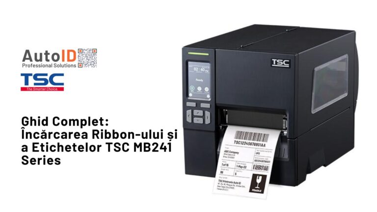 Încărcarea Ribbon-ului și a Etichetelor TSC MB241 Series