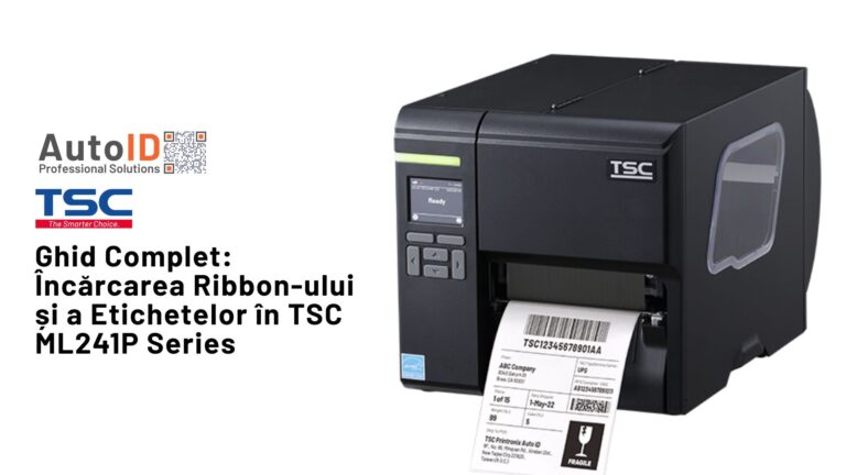 Încărcarea Ribbon-ului și a Etichetelor în TSC ML241P Series Încărcarea Ribbon-ului și a Etichetelor în TSC ML241P Series
