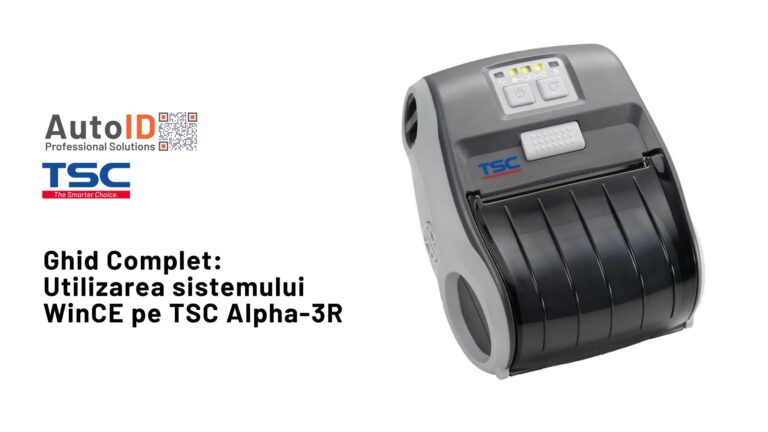 Utilizarea sistemului WinCE pe TSC Alpha-3R