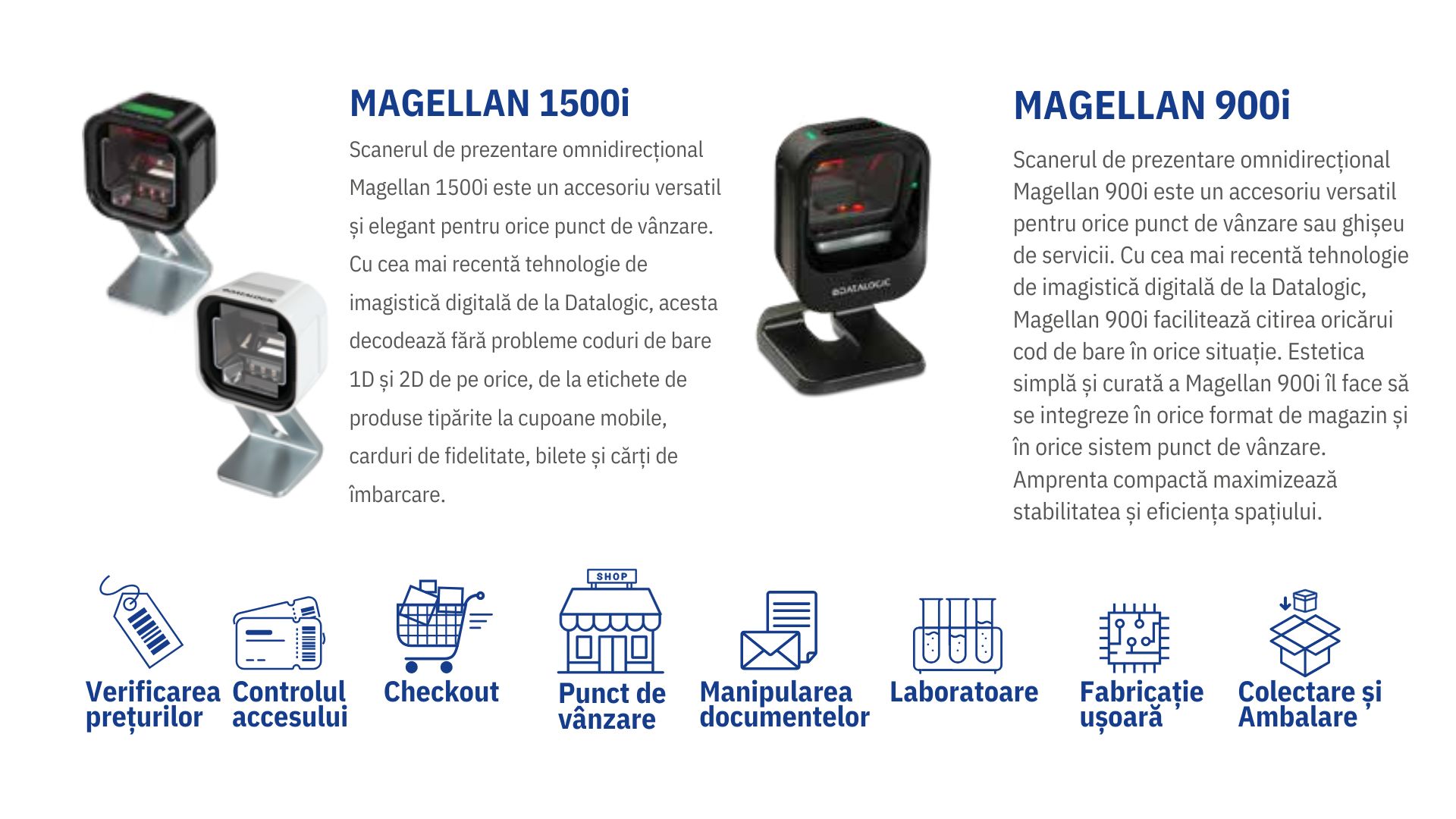 Ghid complet al scanerelor fixe Datalogic Magellan pentru retail și aplicații B2B