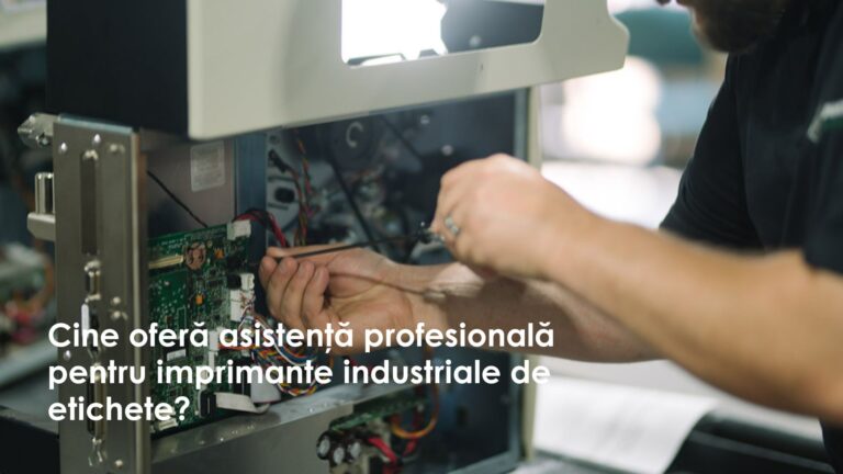Cine oferă asistență profesională pentru imprimante industriale de etichete