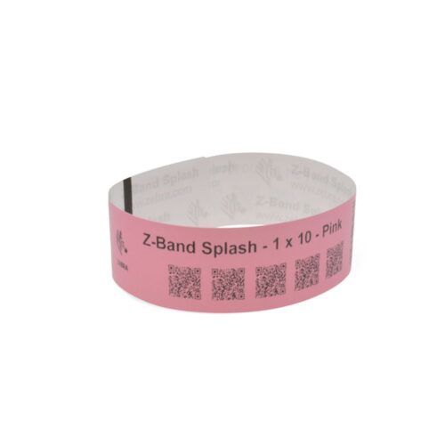 Brățări imprimantă 25.4x254mm Z-Band Splash (Roz) Zebra 10012718-5