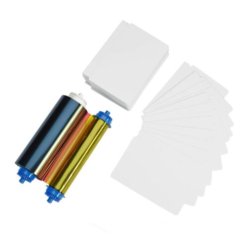 Carduri PVC Zebra ZC10L, 400 Imagini, 24 mil, Fără Perforație 106000-10L