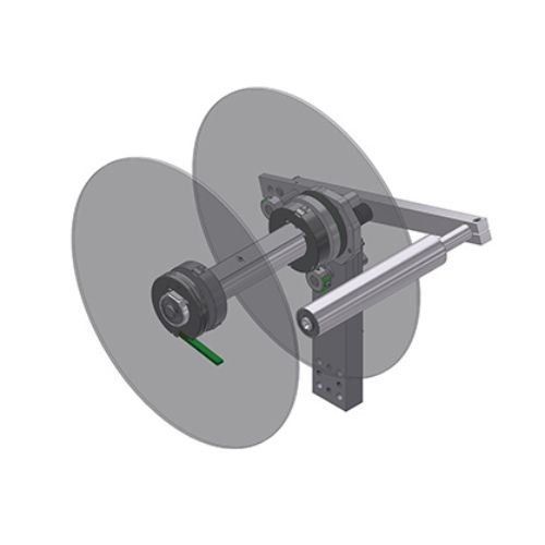 Derulator etichete PA97C stanga SPE II 16X 330 mm Carl Valentin 9287035C