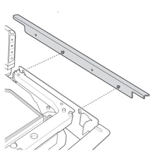 Kit Montare pe Șină Zebra 1/2 inch pentru MP7000 Long MX303-RAIL