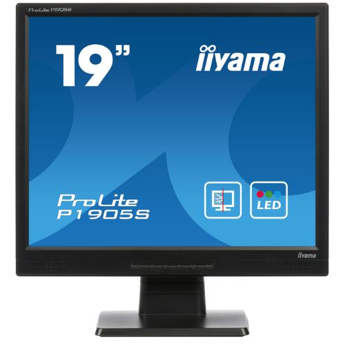 Monitor 19” LED cu Sticlă de Protecție 8H, VGA/DVI, 5:4 – iiyama P1905S