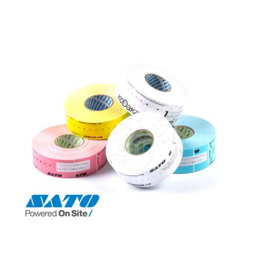 Brățară Safety Band TT Line 293mm x 30mm tip lat pentru adulți Alb SATO 060002601