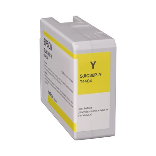 Cartuș cerneală galben 80 ml pentru ColorWorks C6000 / C6500 Epson C13T44C440