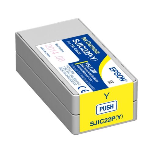 Cartuș cerneală Yellow SJIC22P (32.5 ml) ColorWorks C3500 Epson C33S020604