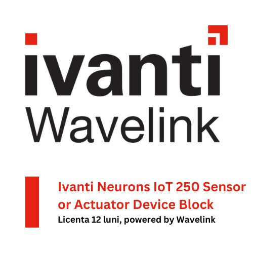 Ivanti Neurons IoT 250 Sensor or Actuator Device Block Licenta 12 Luni IN-IIOT-DVCE250-S