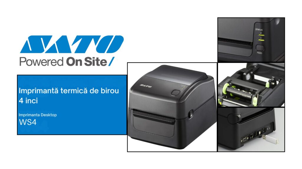 Imprimantă termică de birou 4 inci SATO WS4