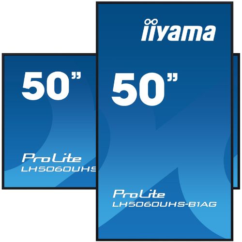 Display Digital Signage 50" 4K UHD Android 11, HDMI/USB, Wi-Fi, 24/7 - iiyama LH5060UHS-B1AG