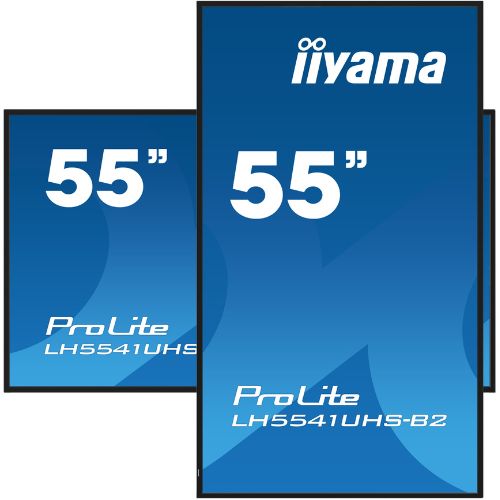 Display Digital Signage 55" 4K UHD IPS, Media Player, 24/7, HDMI x3 - iiyama LH5541UHS