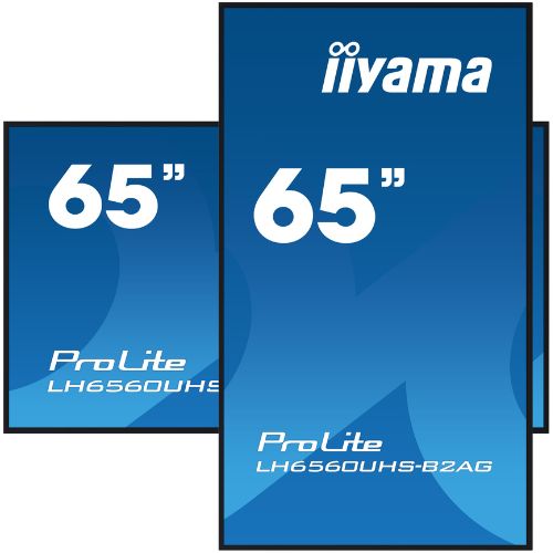 Display Digital Signage 65" 4K UHD Android 11, HDMI/USB, Wi-Fi, 24/7 - iiyama LH6560UHS-B2AG