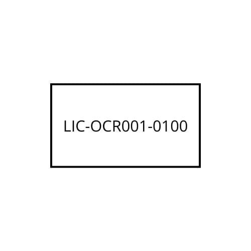 Zebra LIC-OCR001-0100