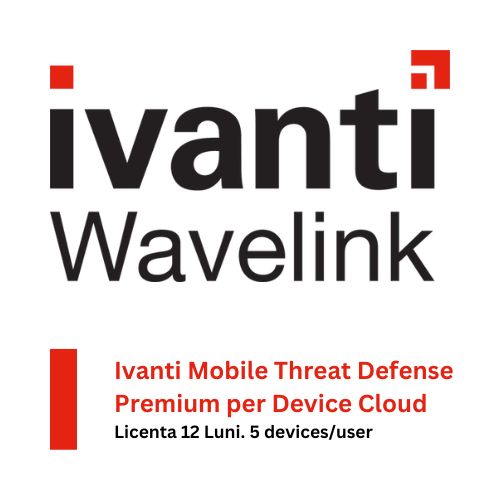 Ivanti Mobile Threat Defense Premium per User Cloud Licenta 12 Luni. 5 devices/user MI-MTDPLUS-U-1YS-D