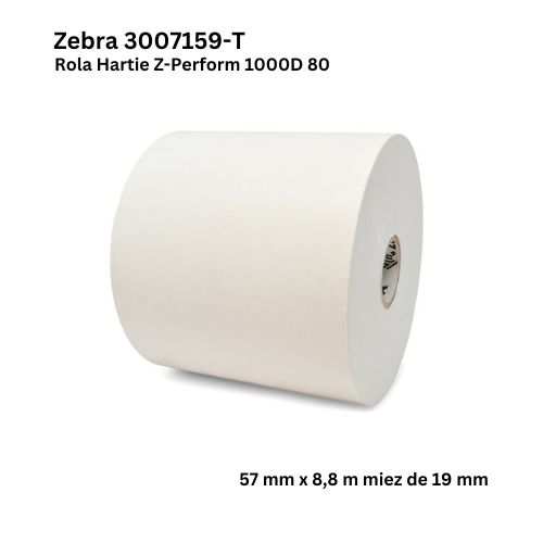 Rola Hartie Z-Perform 1000D 80 Zebra 3007159-T