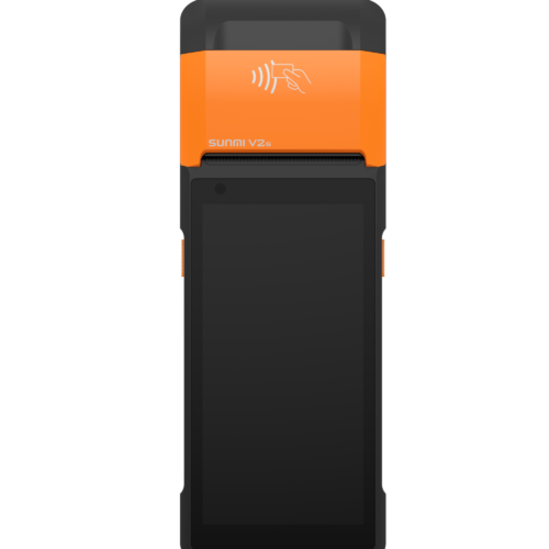 Terminal mobil, 14 cm, GPS, USB-C, BT (BLE), Wi-Fi, 4G, Android SUNMI V2s P06064048