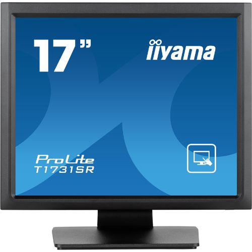 Monitor Touchscreen 17" SXGA 5-Wire Resistiv, 1 Touch, TN, HDMI/DP/VGA - iiyama T1731SR-B1S
