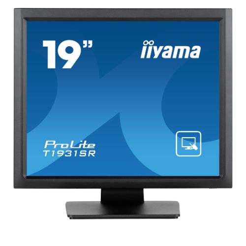 Monitor Touchscreen 19" SXGA 5-Wire Resistiv, 1 Touch, IPS, HDMI/DP/VGA - iiyama T1931SR-B1S