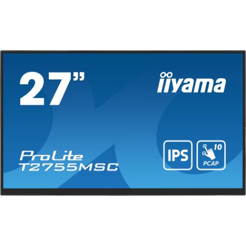 Monitor Touch 27" PCAP 10 puncte, Full HD, IPS, Optical Bonded, Anti-Glare - iiyama T2755MSC