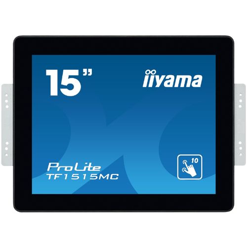 Monitor Touchscreen Open Frame 15" PCAP Touch 10 puncte, XGA, Touch prin sticla - iiyama TF1515MC-B2