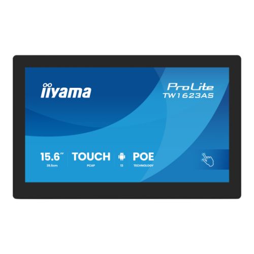 PC All-in-One 15.6" Touchscreen, Android 13, PoE, Anti-Glare - iiyama TW1623AS-B3P