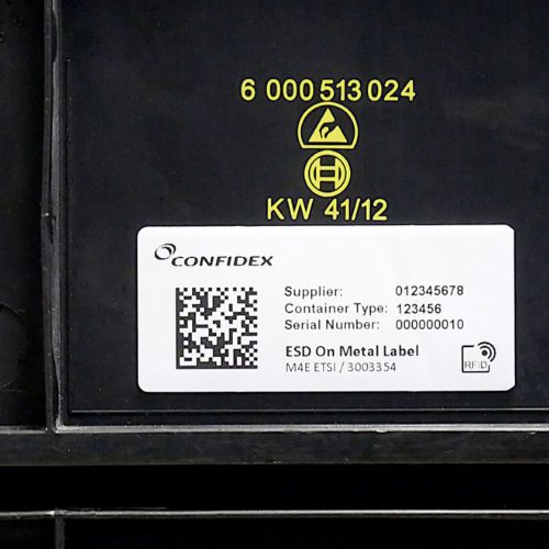Tag RFID ESD On Metal Label M4E Protected, Encoded + Eticheta ETSI Confidex 3003730
