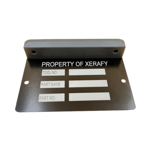 Tag RFID Xplate Aluminum M750 FCC XERAFY X8001-US100-M750