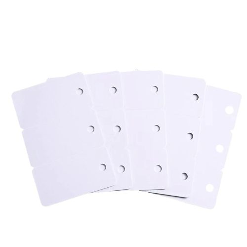 Carduri albe PVC Zebra 104523-020