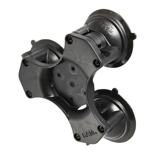 Bază ventuză triplă RAM cu AMPS - 3PTY-RAP-365-224-1BU