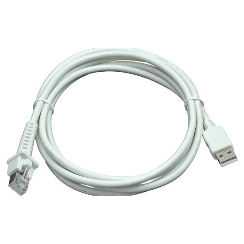 Cablu USB Tip A TPUW Drept 2m Alb Datalogic 90A052278