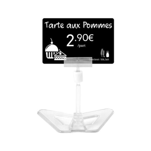 Suport cristalin transparent pentru etichete, 25 buc Evolis AC000011