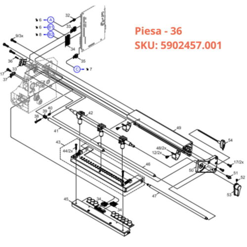 Surub DIN7985-M2x10 CAB 5902457.001