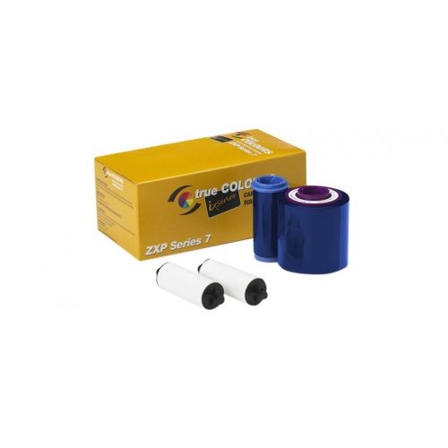 Ribbon Carduri Mono Blue ZXP7 Zebra 800077-714EM