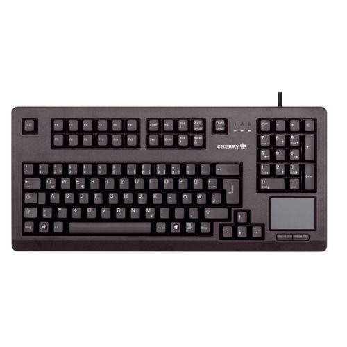 Tastatura cu touchpad 104 taste USB Cherry G80-11900LUMEU-2