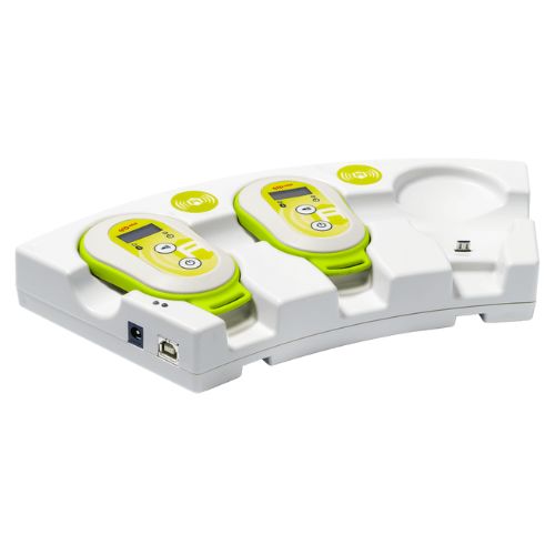 Cradle 3 sloturi incarcare qIDmini alb CAENRFID WRA0005XAAAA