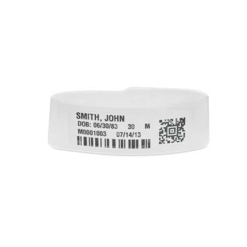 Brățări imprimantă 76x279mm Z-Band Fusion Alb Zebra FID-ADULT-L3-1-200T